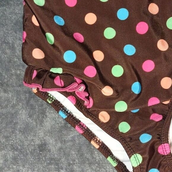 Circo Girls Colorful Polka dot Swimsuit sz 4T - Picture 2 of 7